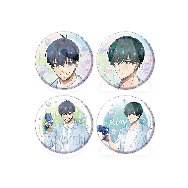 Blue Lock Anime Merch - Soap Bubbles  Ver. Trading Hologram Tin Badge - Www.Shopthatapp.ca
