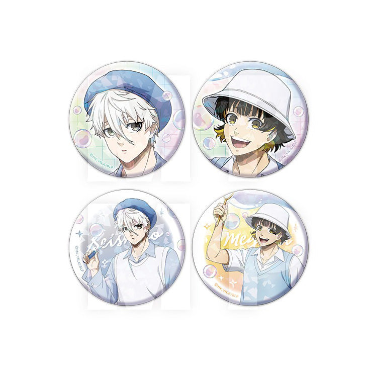 Blue Lock Anime Merch - Soap Bubbles  Ver. Trading Hologram Tin Badge - Www.Shopthatapp.ca