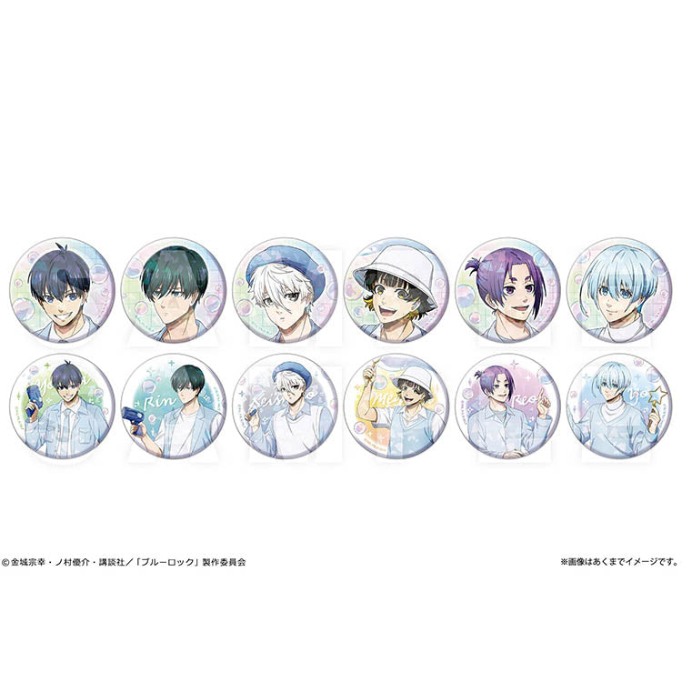 Blue Lock Anime Merch - Soap Bubbles  Ver. Trading Hologram Tin Badge - Www.Shopthatapp.ca
