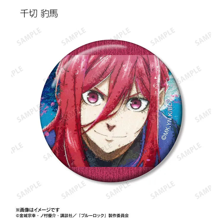 Blue Lock Anime Merch - Trading grunge CANVAS Tin Badge - Www.Shopthatapp.ca