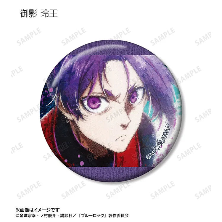 Blue Lock Anime Merch - Trading grunge CANVAS Tin Badge - Www.Shopthatapp.ca