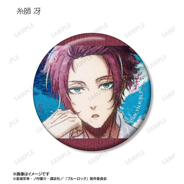 Blue Lock Anime Merch - Trading grunge CANVAS Tin Badge - Www.Shopthatapp.ca