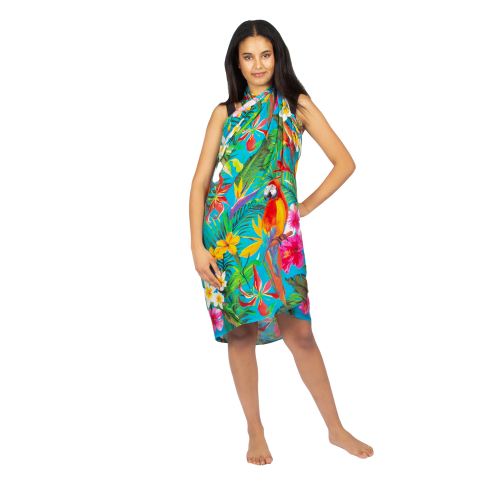 Parrot Print Sarong - Shopthatapp.ca