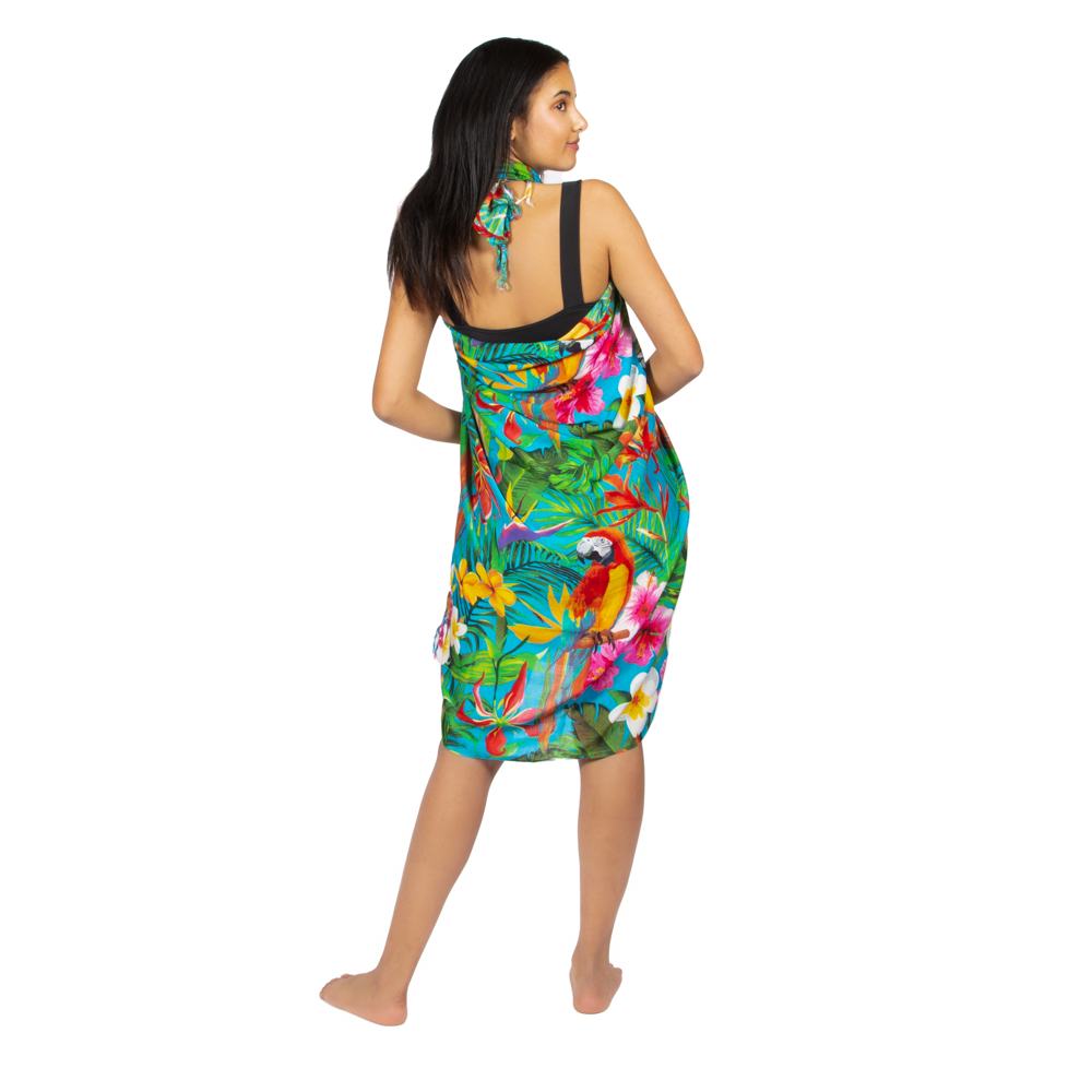 Parrot Print Sarong - Shopthatapp.ca