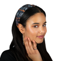 Tie Dye Bandana Grey Blue Gold - Stylish and Unique Accessory - Shopthatapp.ca
