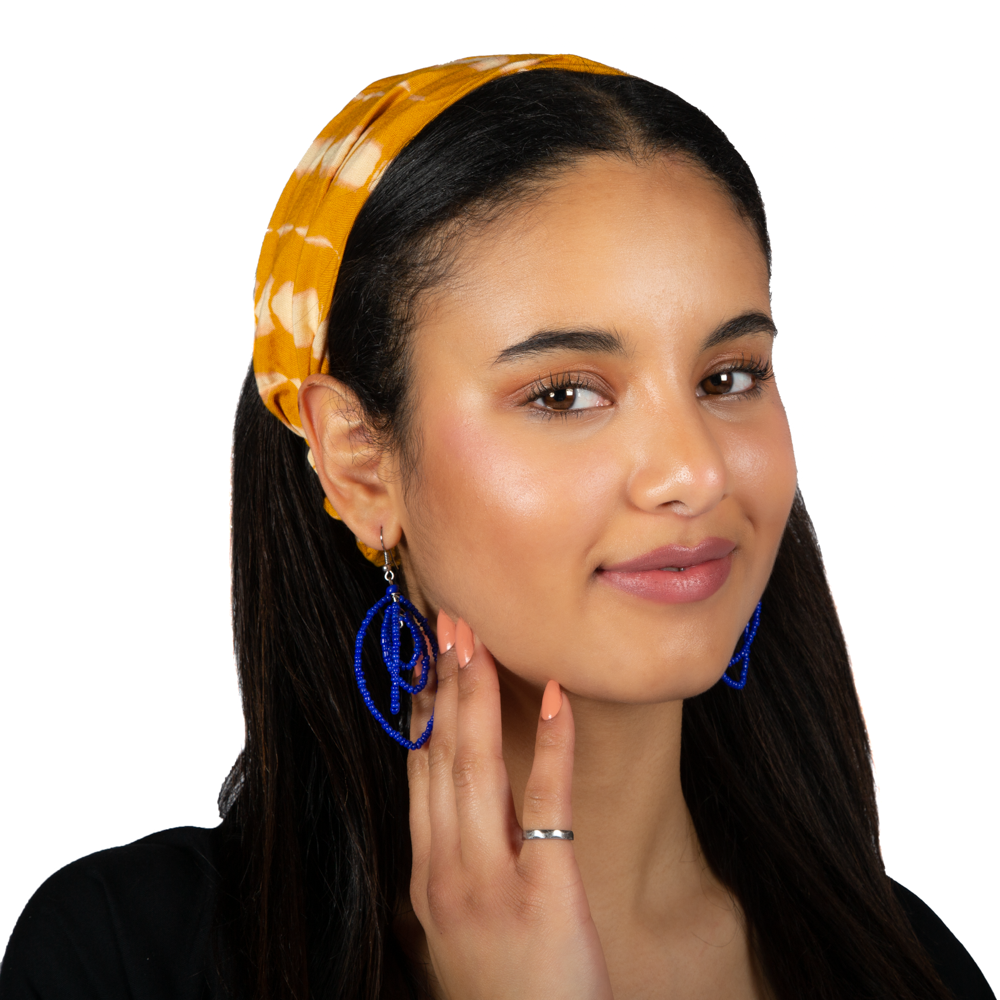 Tie Dye Bandana in Vibrant Yellow - Stylish Yellow Tie Dye Bandana for Every Occasion - Shopthatapp.ca