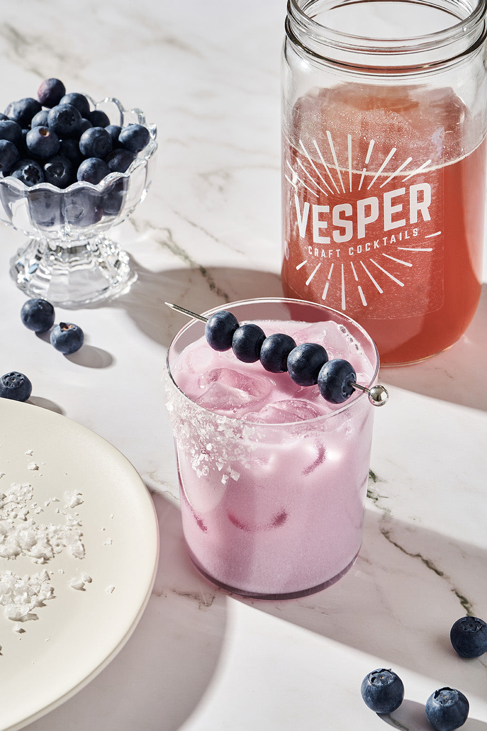 Blueberry Coconut Margarita - Www.Shopthatapp.ca