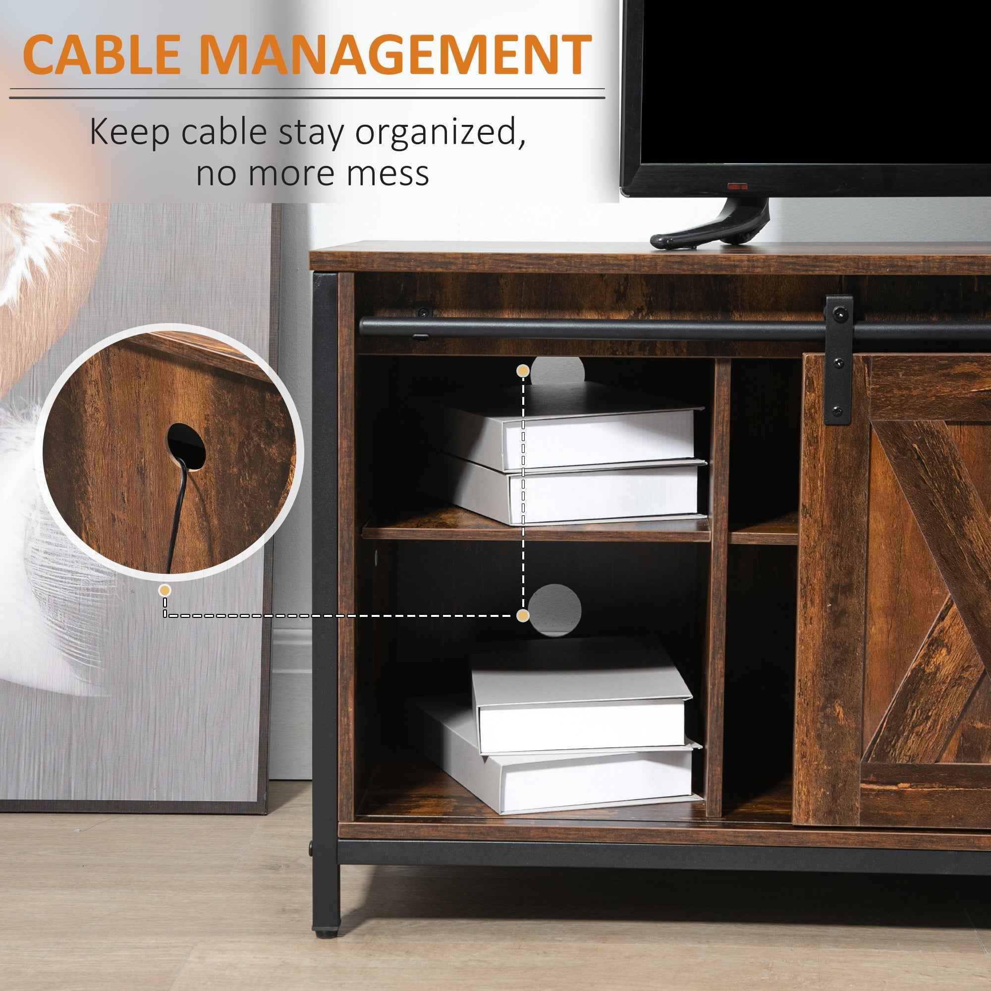 Easton Industrial Style TV Stand for TVs up to 60"