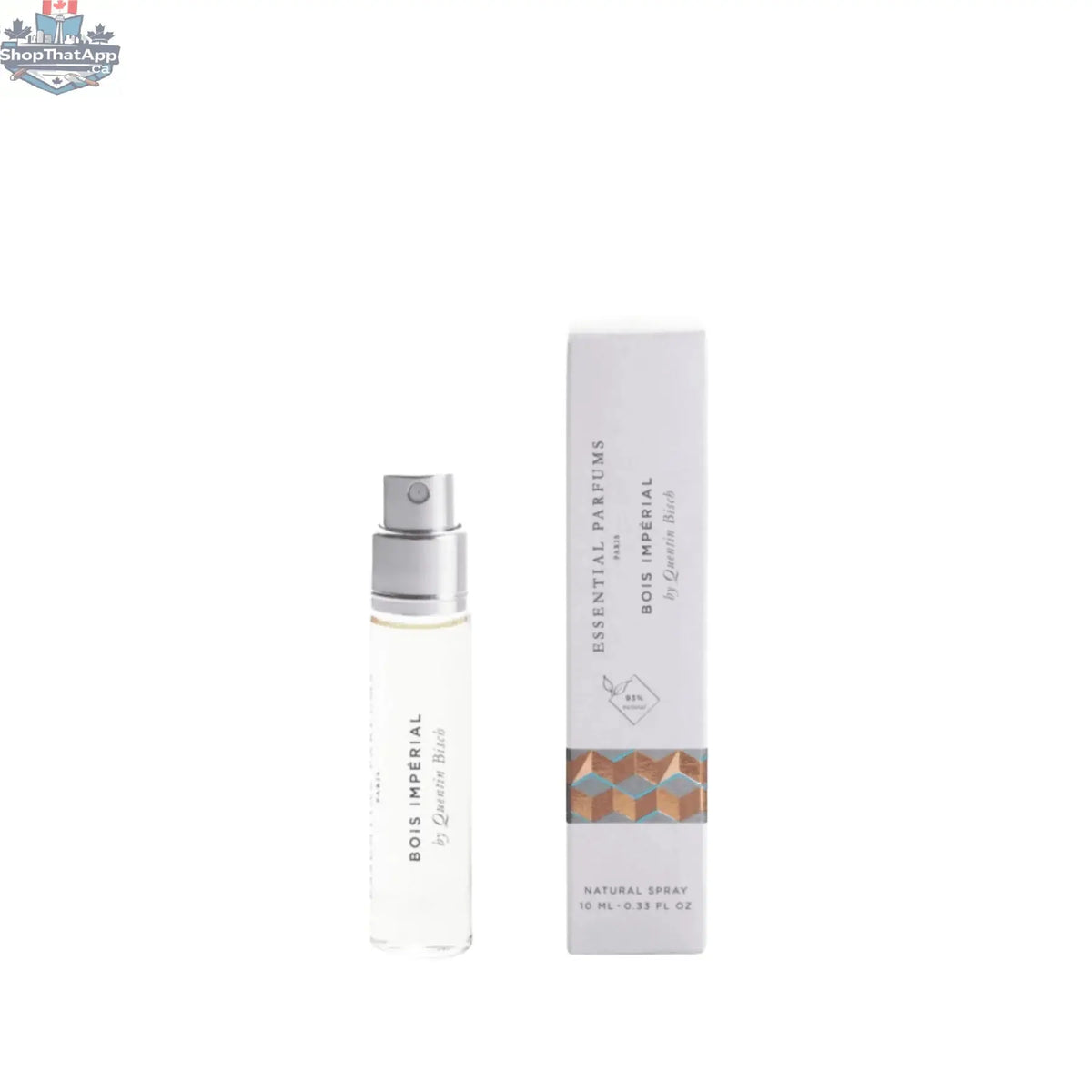 Essential Parfums Néroli Botanica Bois Imperial EDP perfume in a 10ml bottle, featuring a luxurious, botanical fragrance.