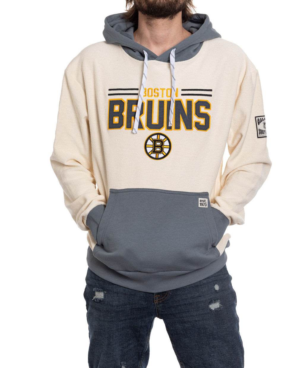 Boston Bruins NHL Unisex Reverse Terry Retro Premium Hoodie - Shopthatapp.ca