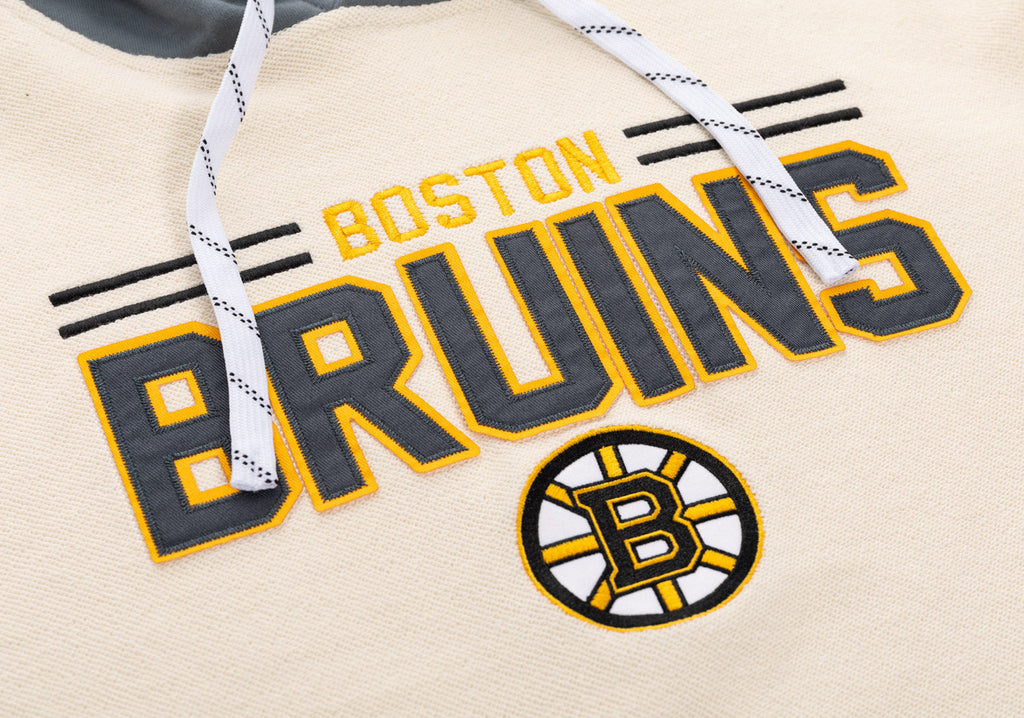 Boston Bruins NHL Unisex Reverse Terry Retro Premium Hoodie - Shopthatapp.ca