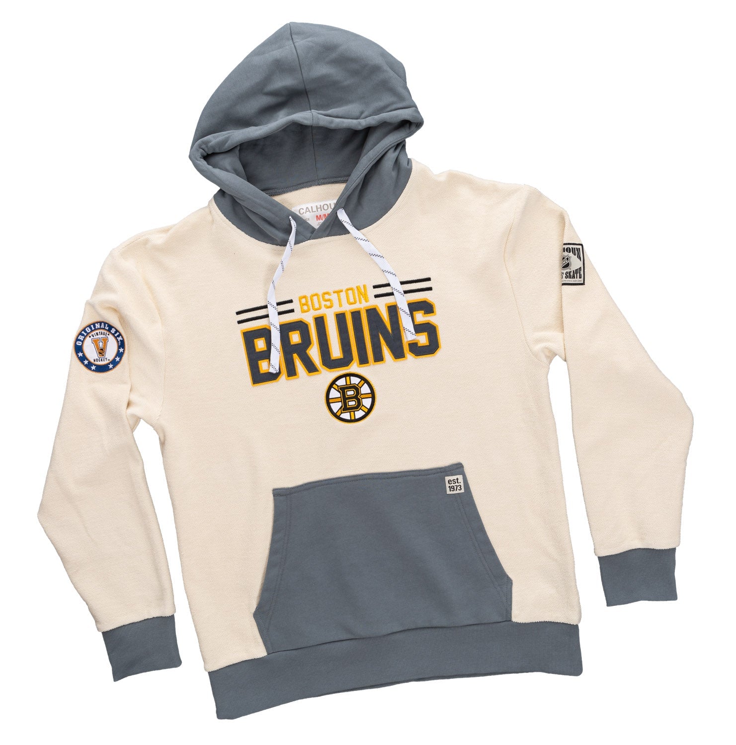 Boston Bruins NHL Unisex Reverse Terry Retro Premium Hoodie - Shopthatapp.ca