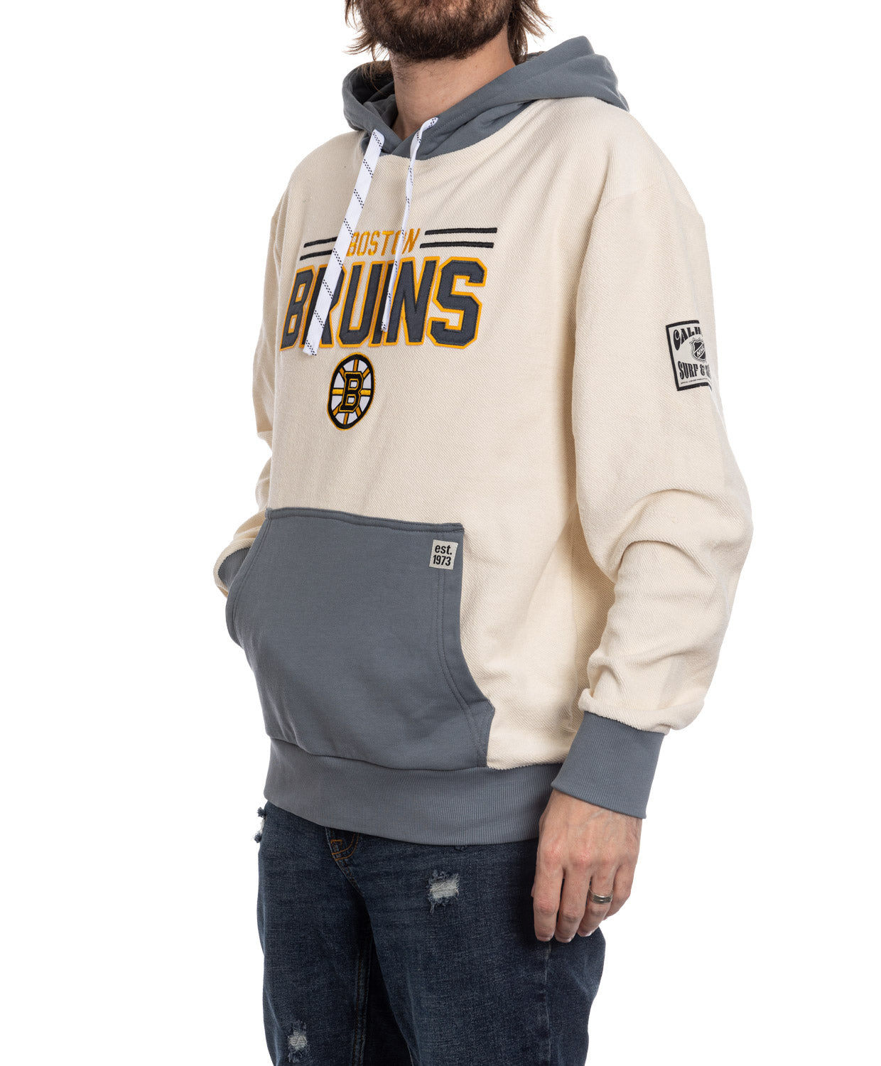 Boston Bruins NHL Unisex Reverse Terry Retro Premium Hoodie - Shopthatapp.ca