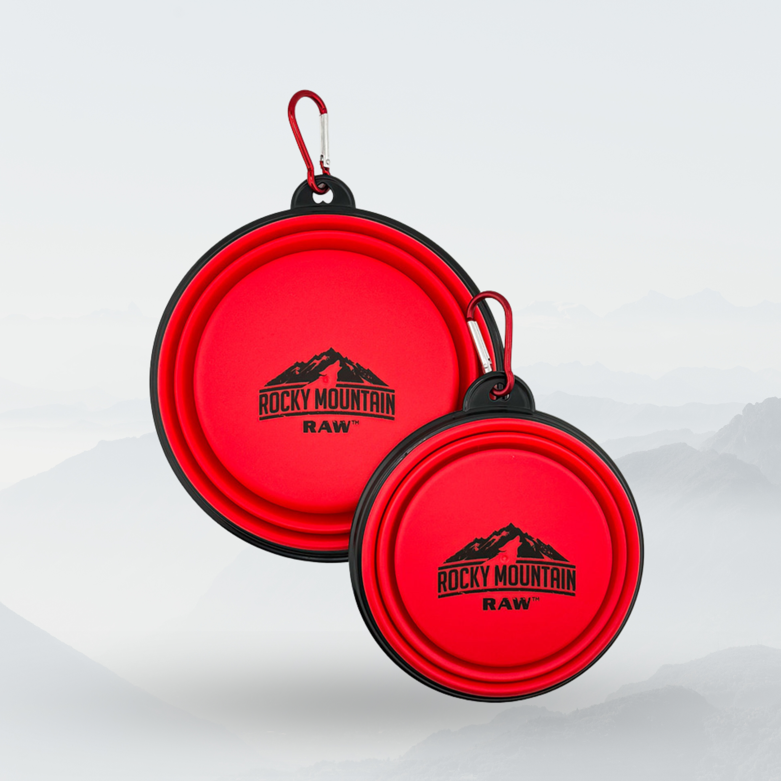 RED Foldable Dog Bowl - Www.Shopthatapp.ca