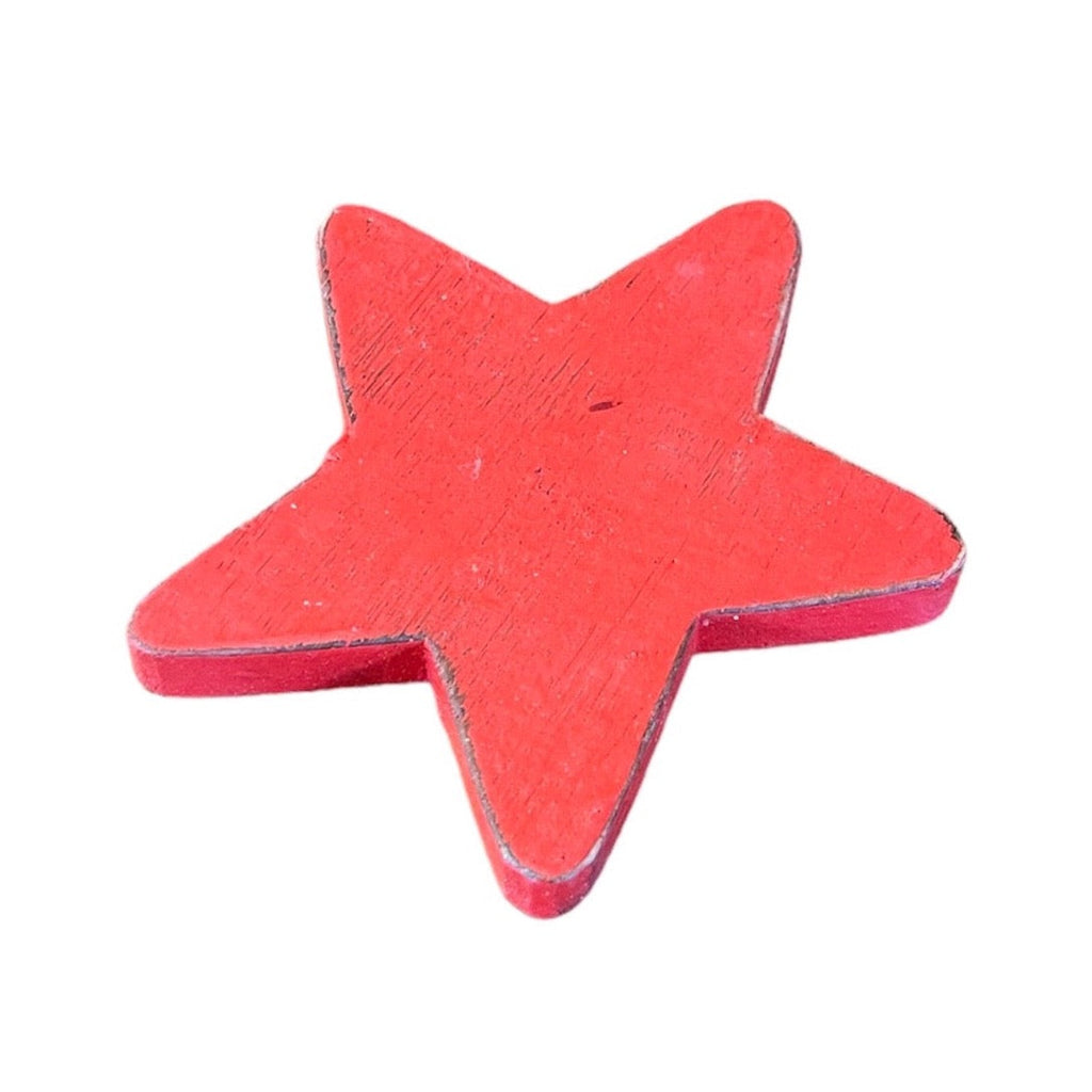 Wooden Star Decoration - Charming Flat Star Decal for Home Decor - Shopthatapp.ca