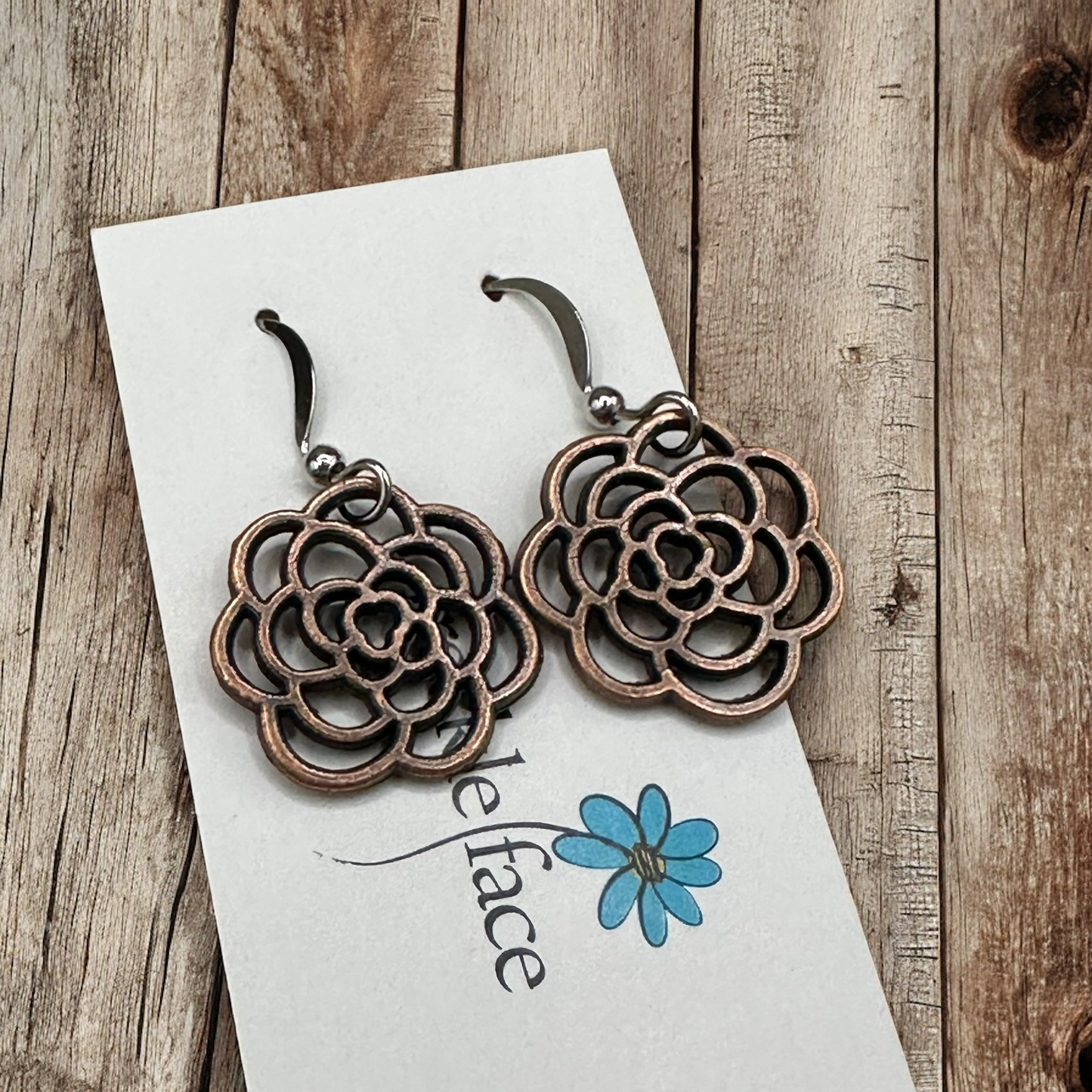 Rose Flower Earrings - Shopthatapp.ca