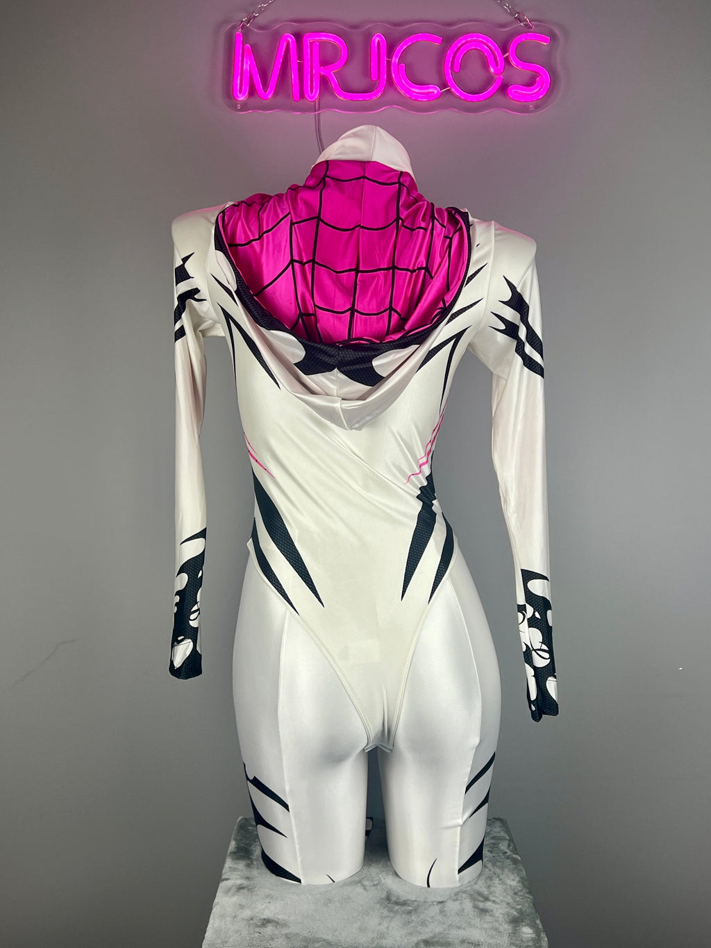 Woman Super Hero Spandex Open Crotch Cosplay Bodysuit Sexy Lingerie - Shopthatapp.ca