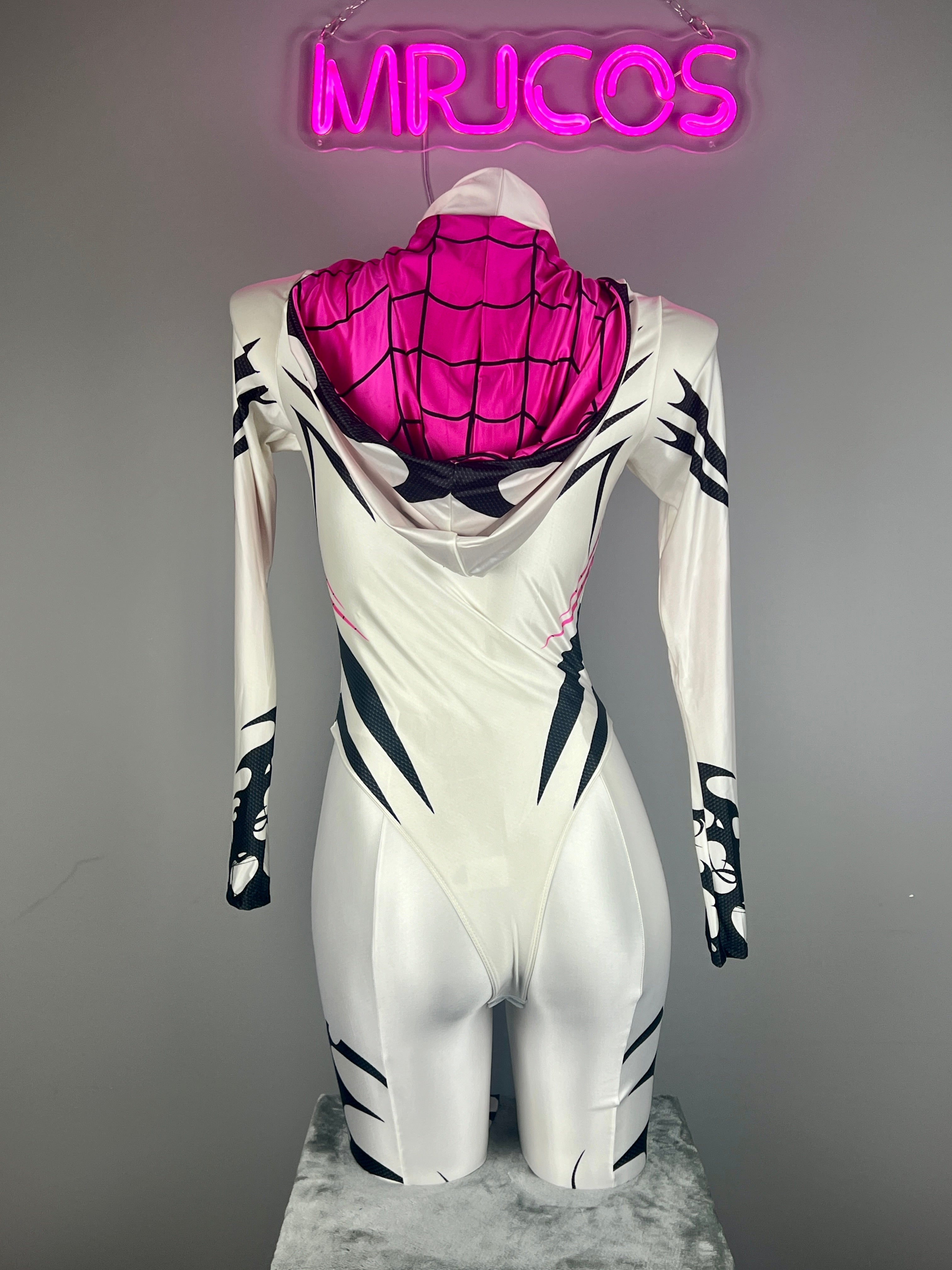 Woman Super Hero Spandex Open Crotch Cosplay Bodysuit Sexy Lingerie - Shopthatapp.ca