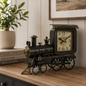 Table clock - Old Train Table Clock--www.Shopthatapp.ca-Peterson Housewares & Artwares