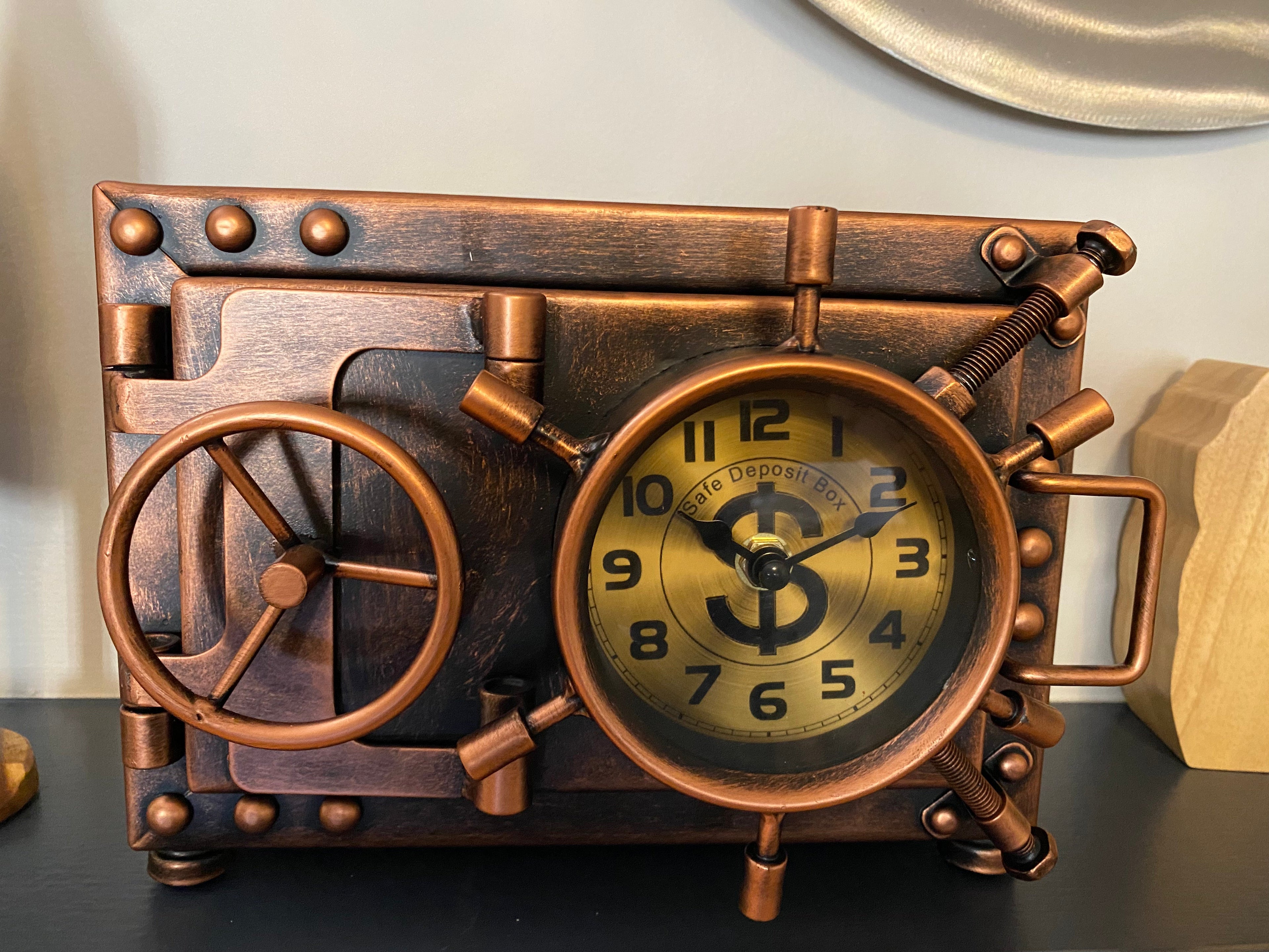 Nautical Table Clock Piggy Bank: Timekeeping Meets Whimsical Savings