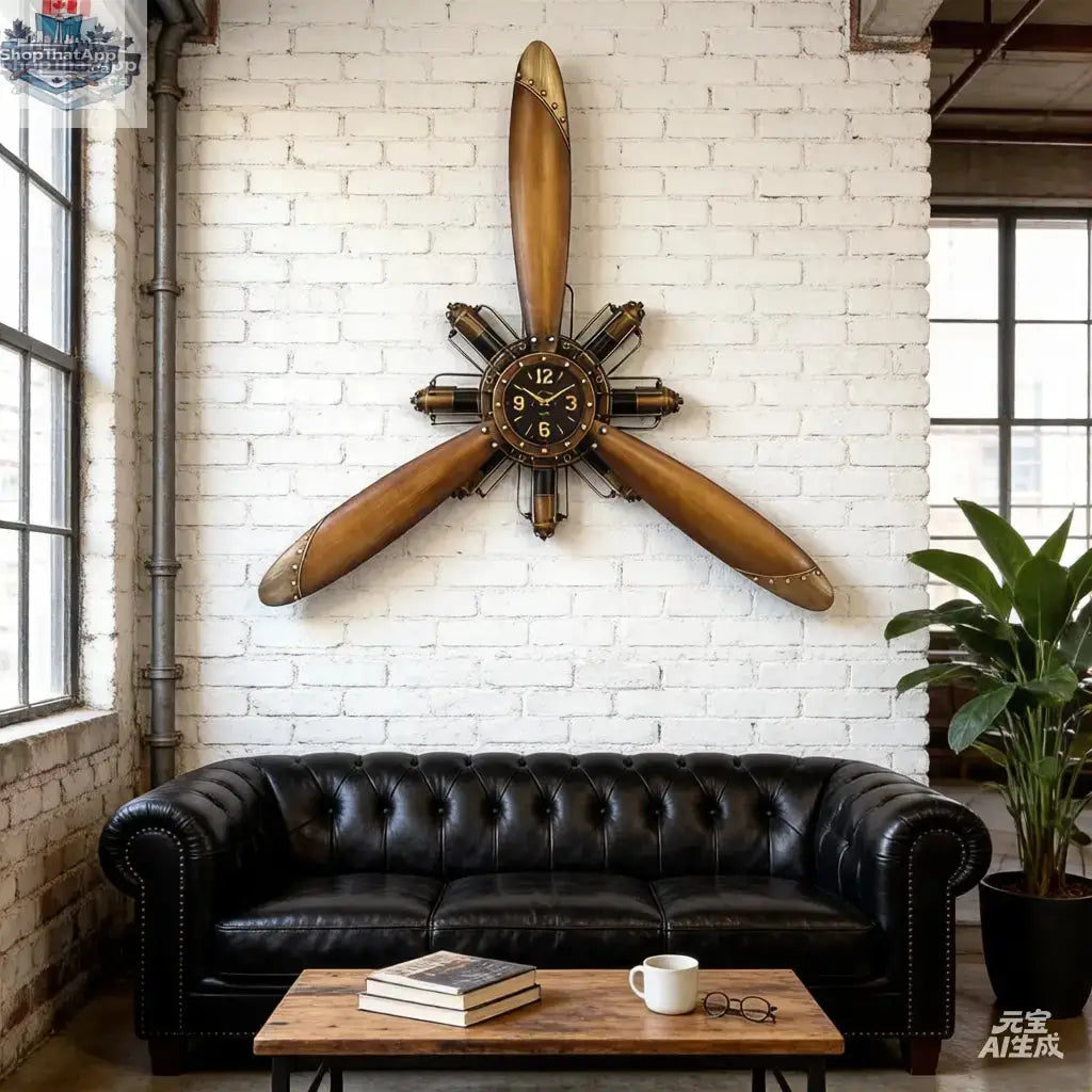 AeroSpin Wall Clock – Propeller Edition - Shopthatapp.ca