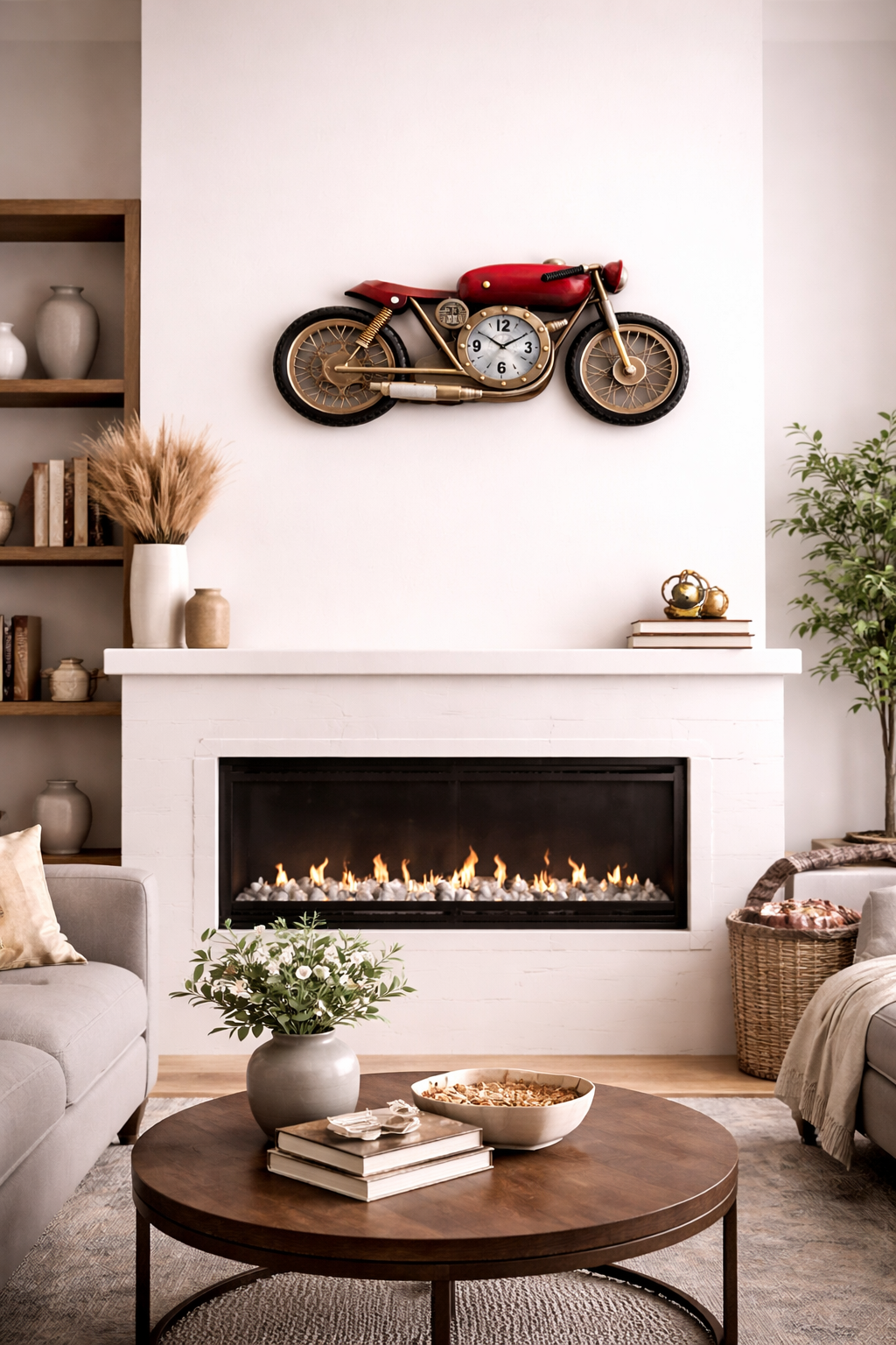 Vintage Motorcycle Wall Clock: A Timeless Addition for Biker Enthusiasts