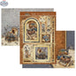 Precut 3D card toppers from Ecstasy Crafts' A Note to Say... Luxury Topper Set, featuring elegant clockwork design elements.