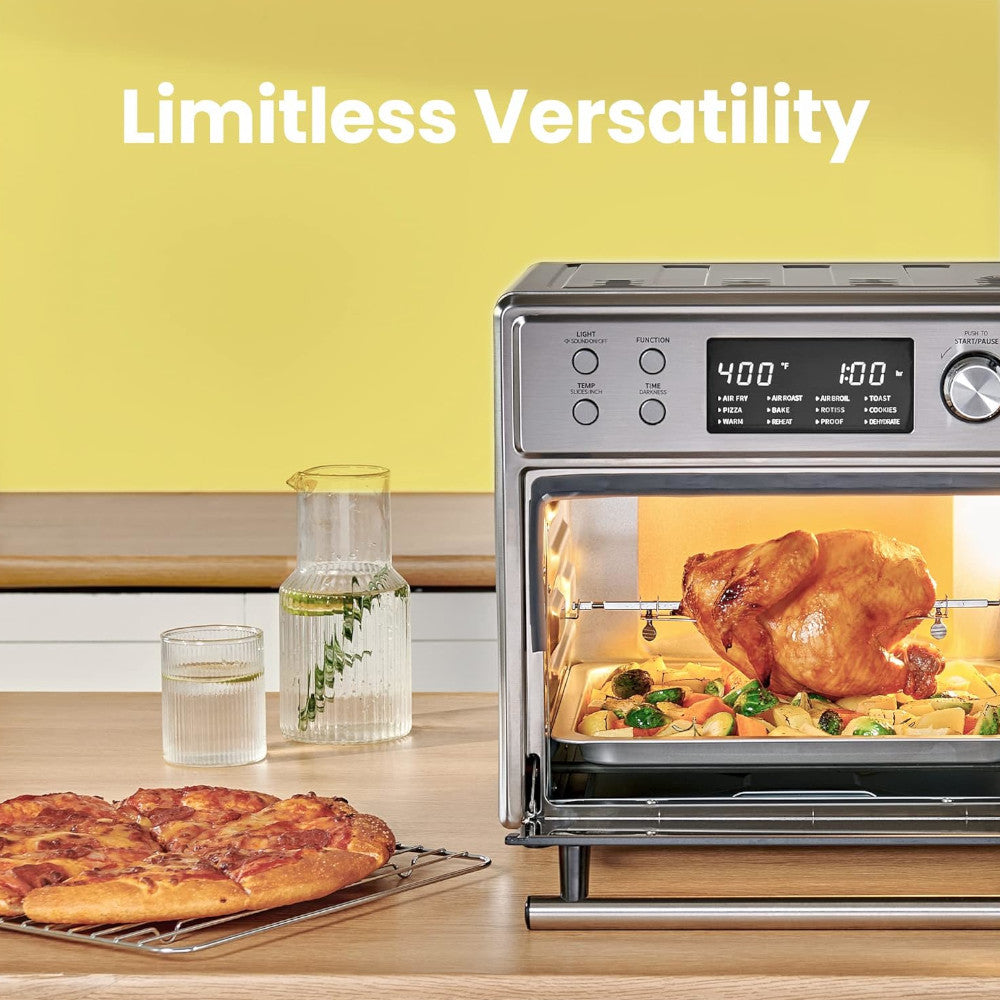 COMFEE CO-F25A1 12-in-1 Air Fryer Oven with Rotisserie - Blemished package with full warranty - Shopthatapp.ca