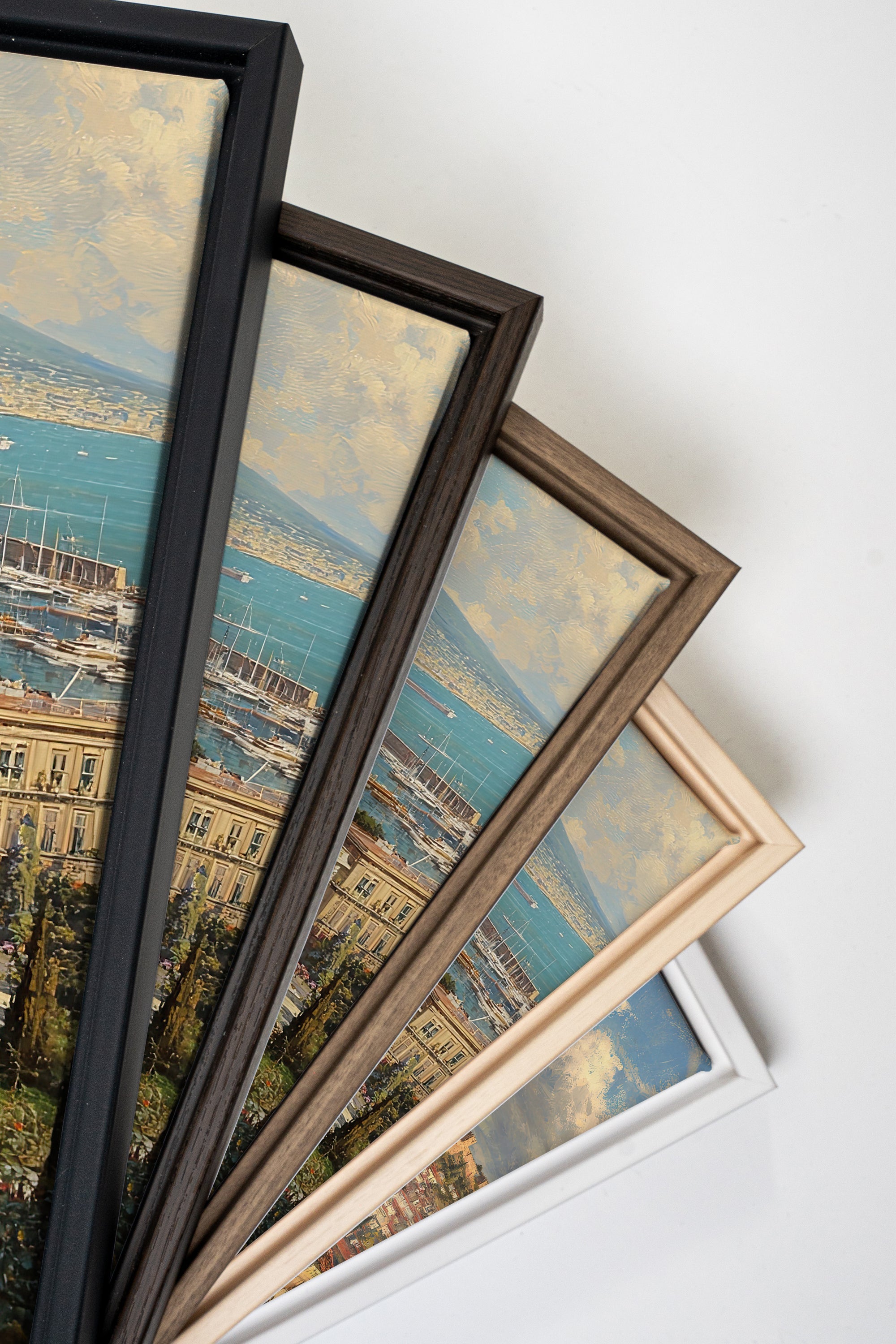 BAY OF GOLD Canvas Art - Oeuvre sur toile étirée