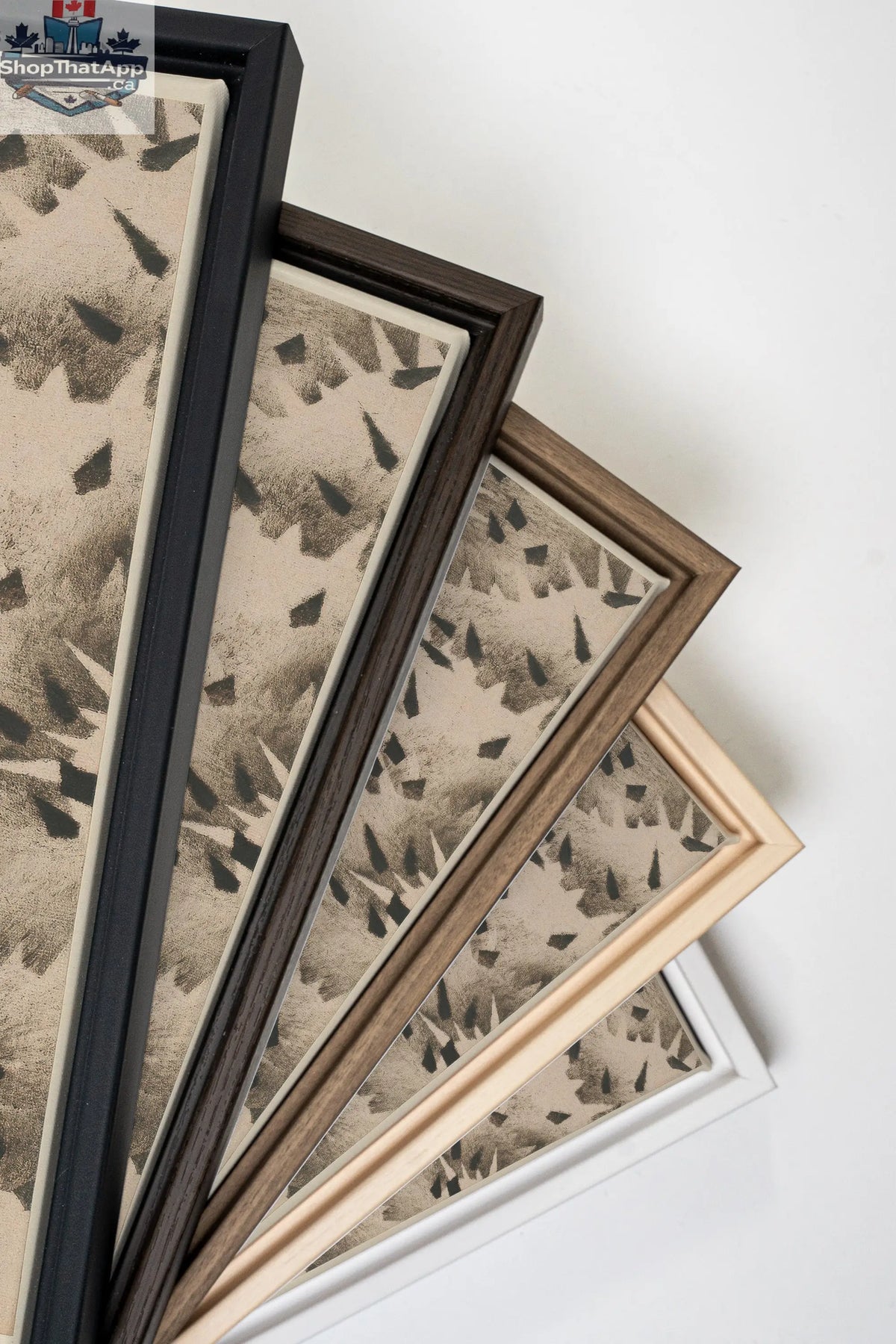 GRAIN D'OMBRE Toile Étirée - Oeuvre Exceptionnelle sur Toile - Shopthatapp.ca