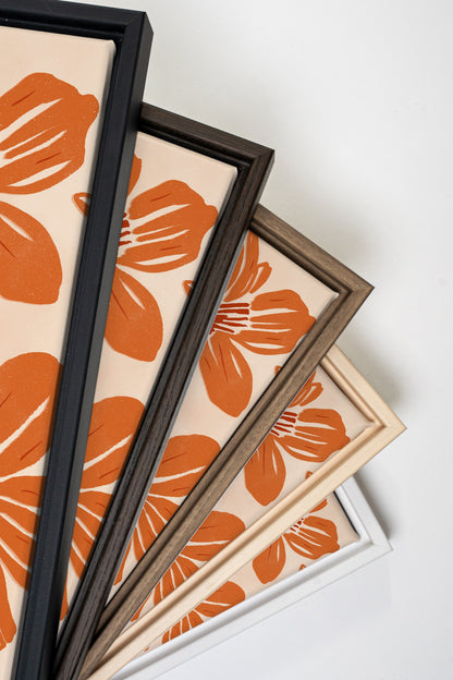 RAYON FLORAL - Oeuvre sur toile étirée pour une décoration intérieure contemporain - Shopthatapp.ca