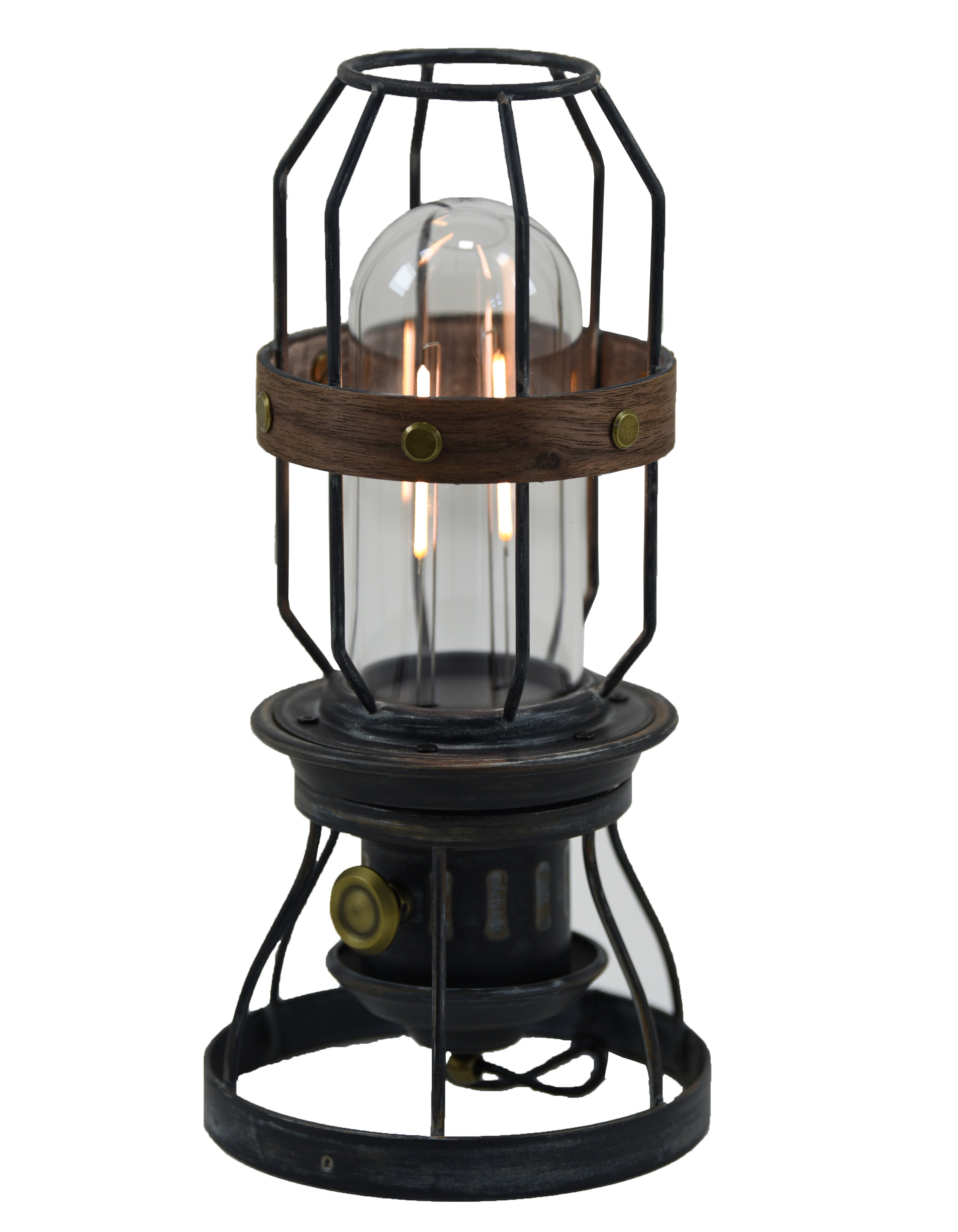 Illuminate Your Adventures with the Comet Vintage Grey Camping Lantern