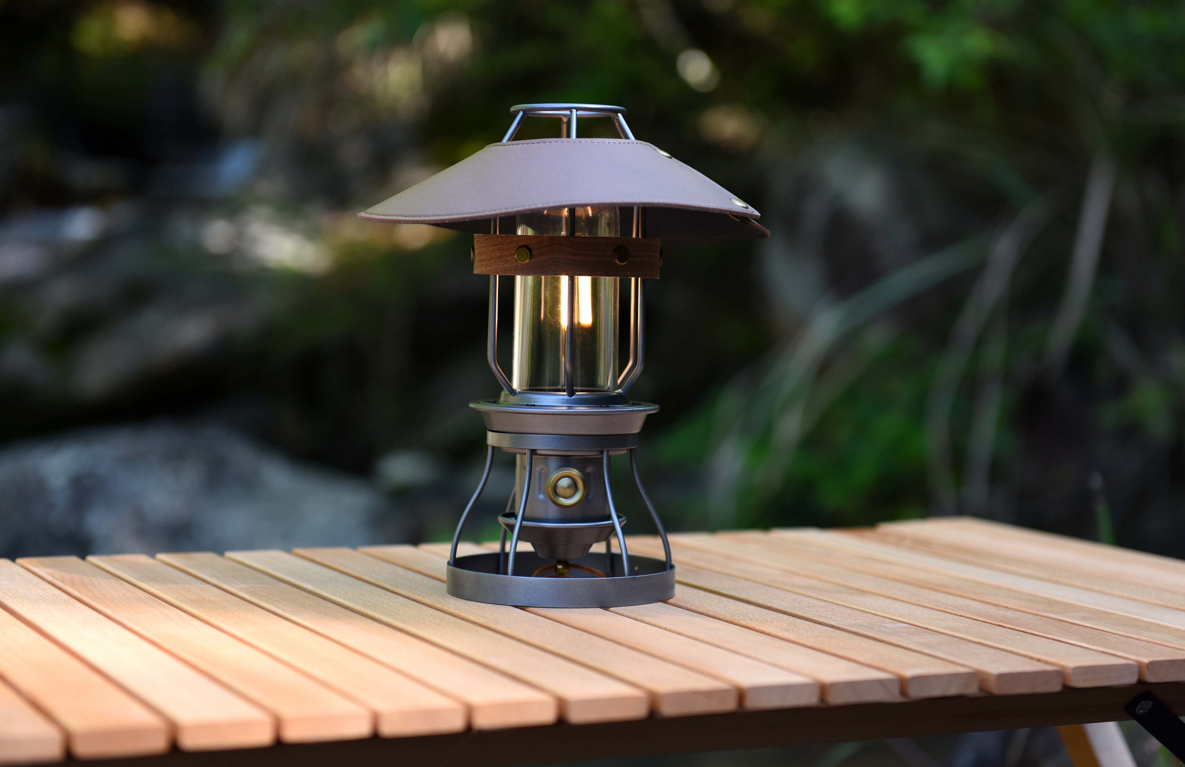 Illuminate Your Adventures with the Comet Vintage Grey Camping Lantern