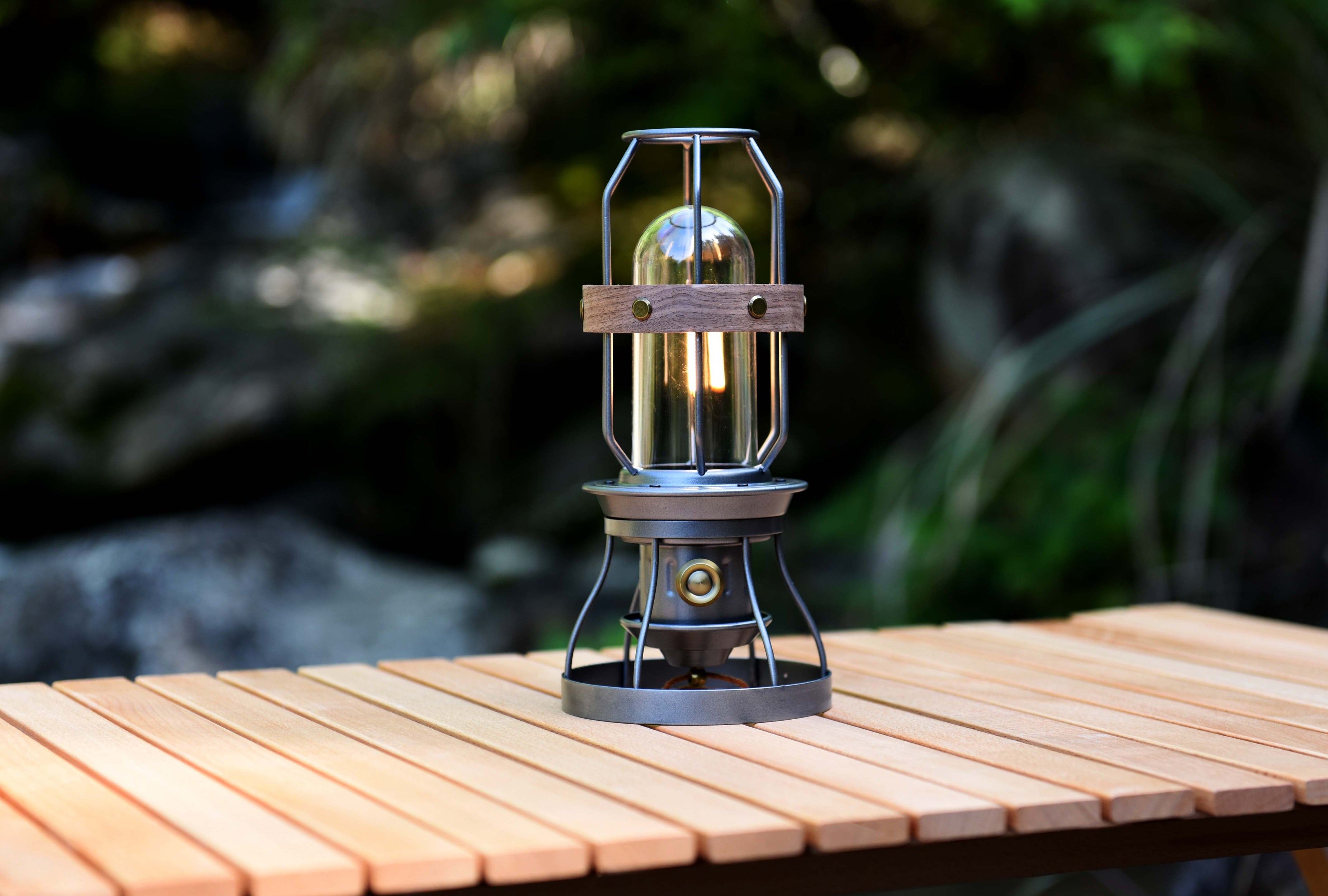 Illuminate Your Adventures with the Comet Vintage Grey Camping Lantern