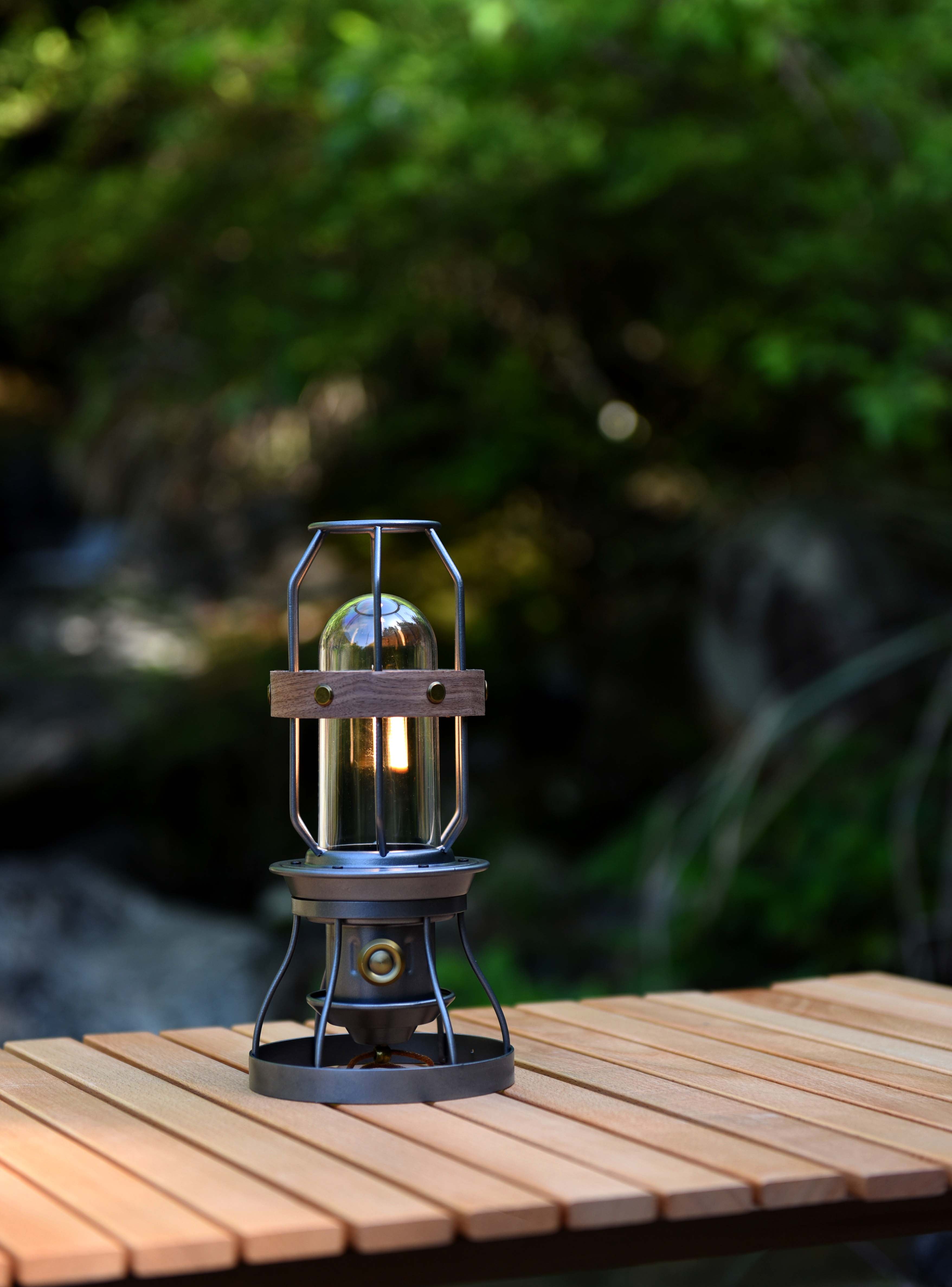 Illuminate Your Adventures with the Comet Vintage Grey Camping Lantern