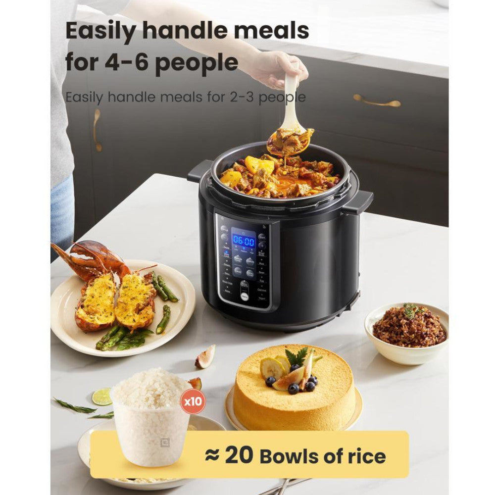 COMFEE CPC60D7ABB 9 in 1 Multi Pressure Cooker - Blemished package with full warranty - Shopthatapp.ca