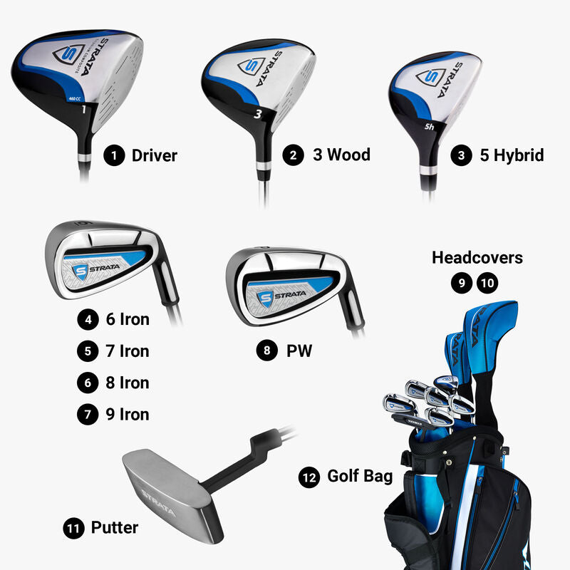 Elevate Your Game with the Strata 12-Piece Men's Golf Set - Shopthatapp.ca