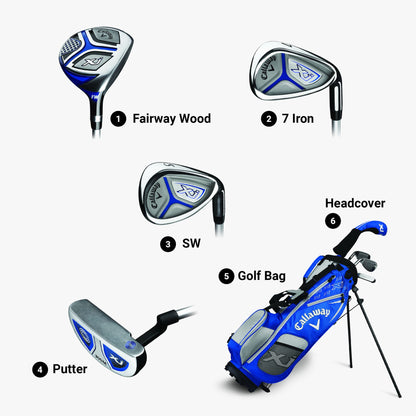 Callaway XJ Junior Golf Set Level 1 - Easy-Launch 4-Club Kids Starter Kit - Shopthatapp.ca