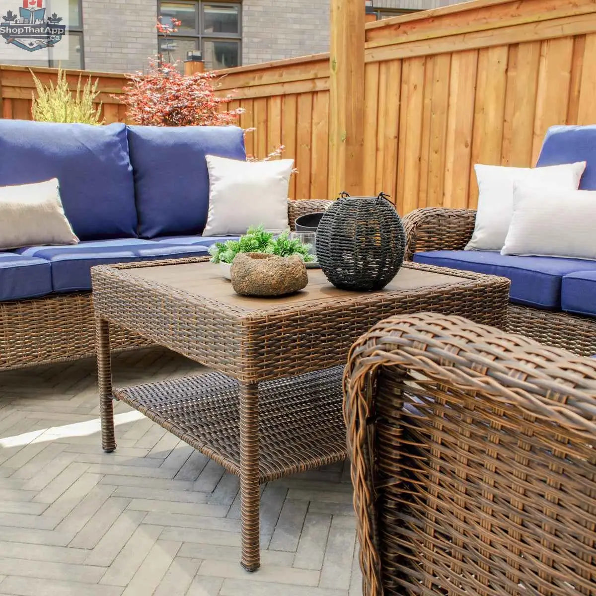 Krikacy Cambridge sectional set with coffee table, stylish 4-piece living room furniture, beige fabric upholstery and modern design