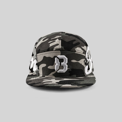 Freedom 83 Monochrome Stealth 5-Panel Cotton Cap-Headwear-www.Shopthatapp.ca-Freedom 83