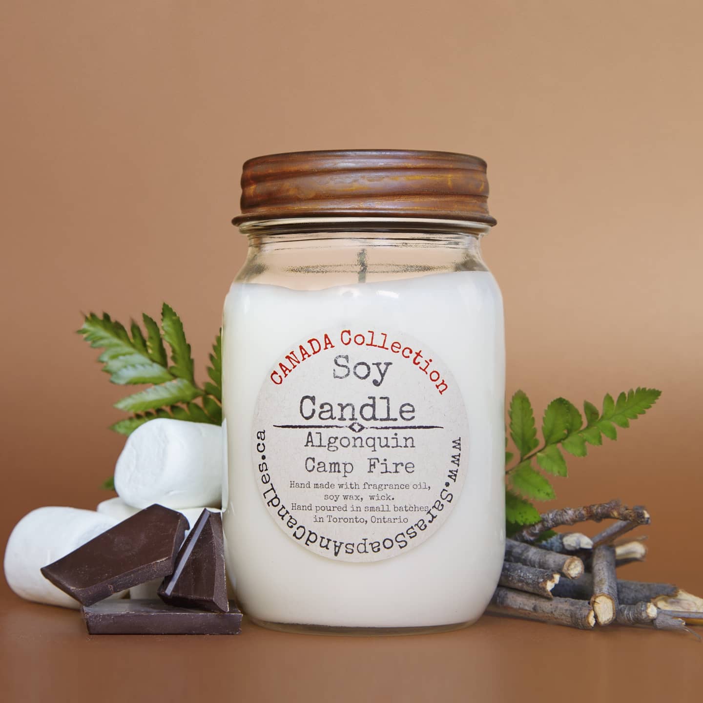 Algonquin Campfire Soy Candle - 14oz - Shopthatapp.ca