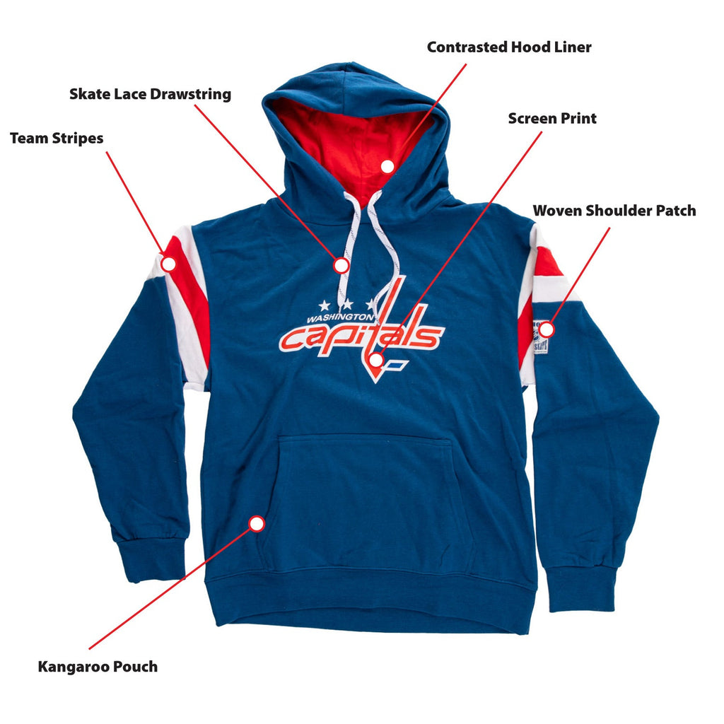 Washington Capitals Varsity Retro Style Hoodie - Shopthatapp.ca