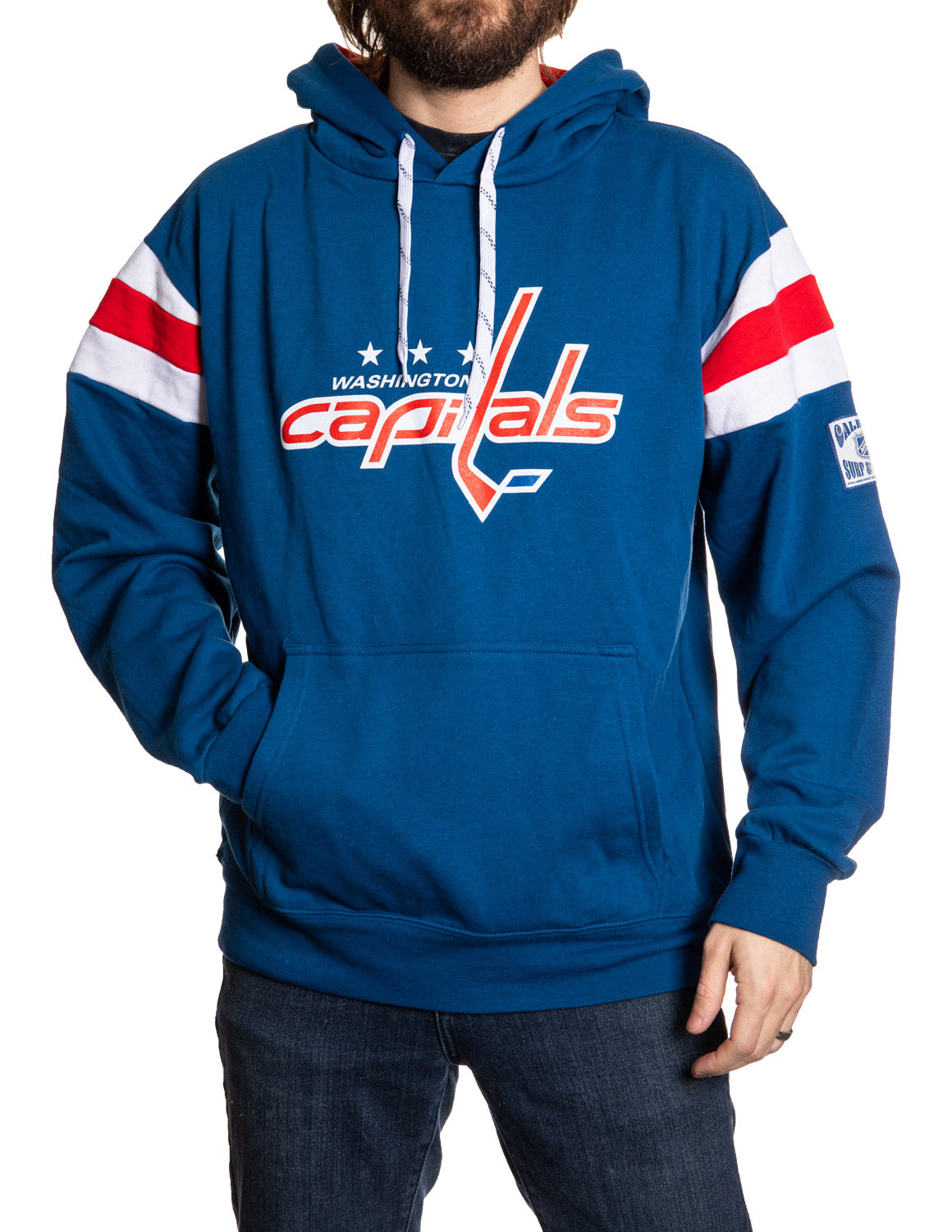 Washington Capitals Varsity Retro Style Hoodie - Shopthatapp.ca