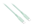 Câble tissé USB-C à USB-C de 1,5 m (4,9 pi) d'Insignia (NS-MCCC5GR22-C)