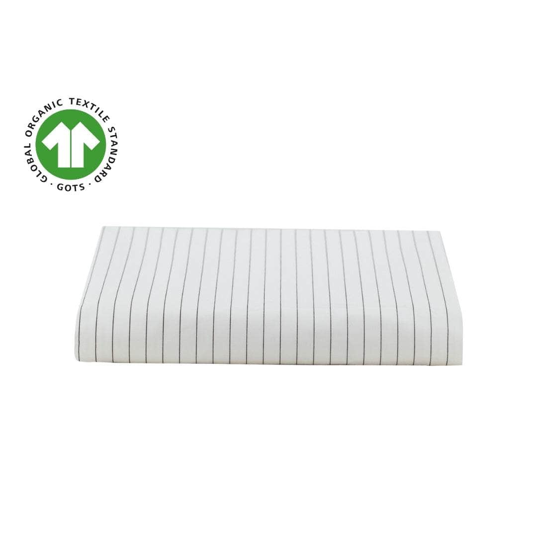 Essential Organic Percale Fitted Sheet for Ultimate Comfort and Sleep Quality - Shopthatapp.ca