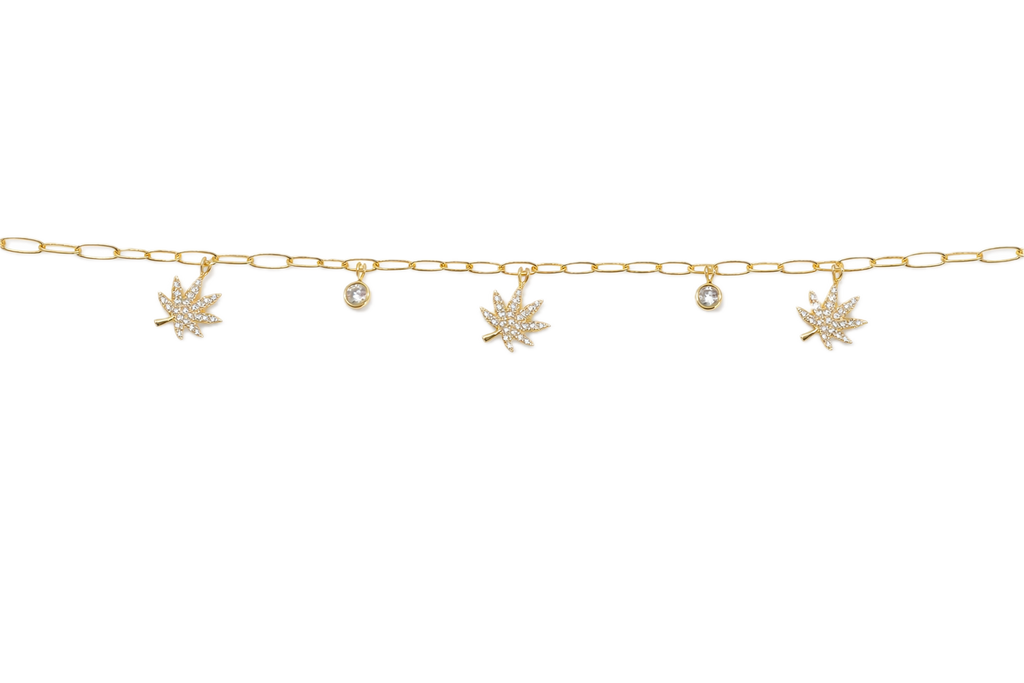 18K GOLD CHARMED BRACELET