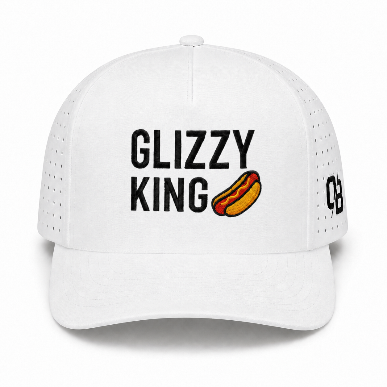 Glizzy King - Snapback (White)