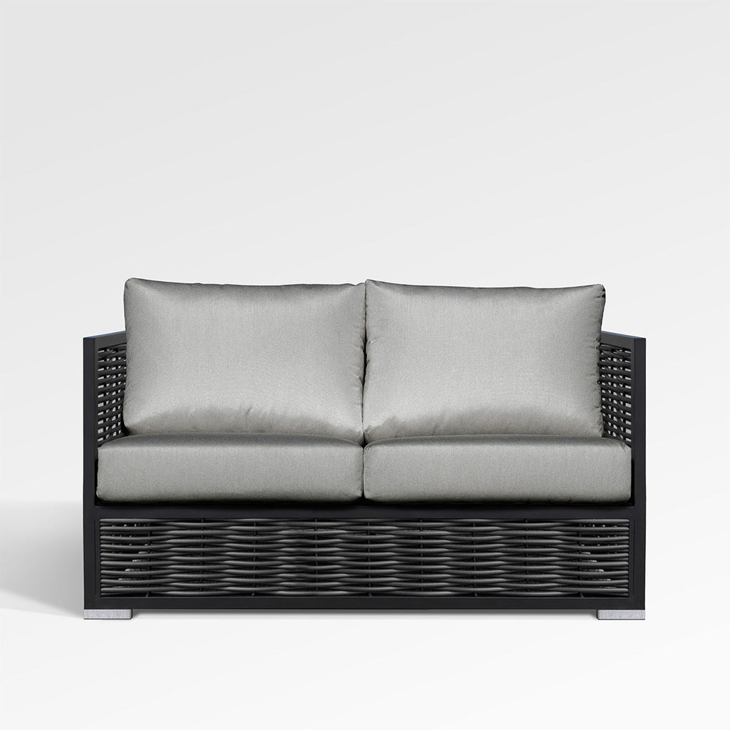 Chestnut Loveseat with Sunbrella® Cushions