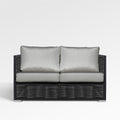 Chestnut Loveseat with Sunbrella® Cushions