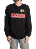 NHL Chicago Blackhawks Long Sleeve Henley - Shopthatapp.ca